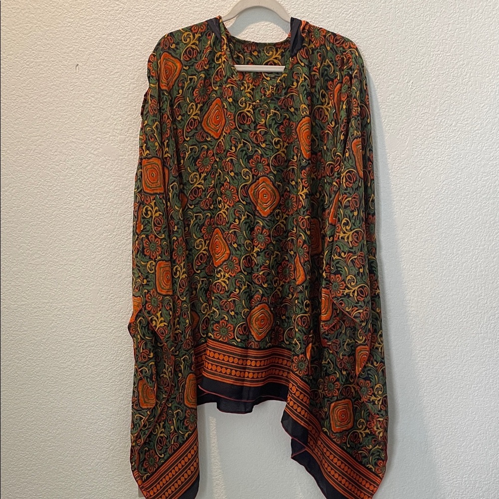 Bohemian Floral Print Women's Top